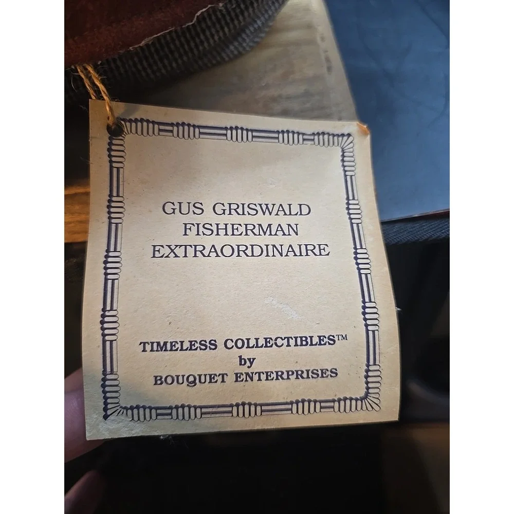 1991 Gus Griswald Fisherman Extraordinare By Timeless Collectibles By Bouquet...